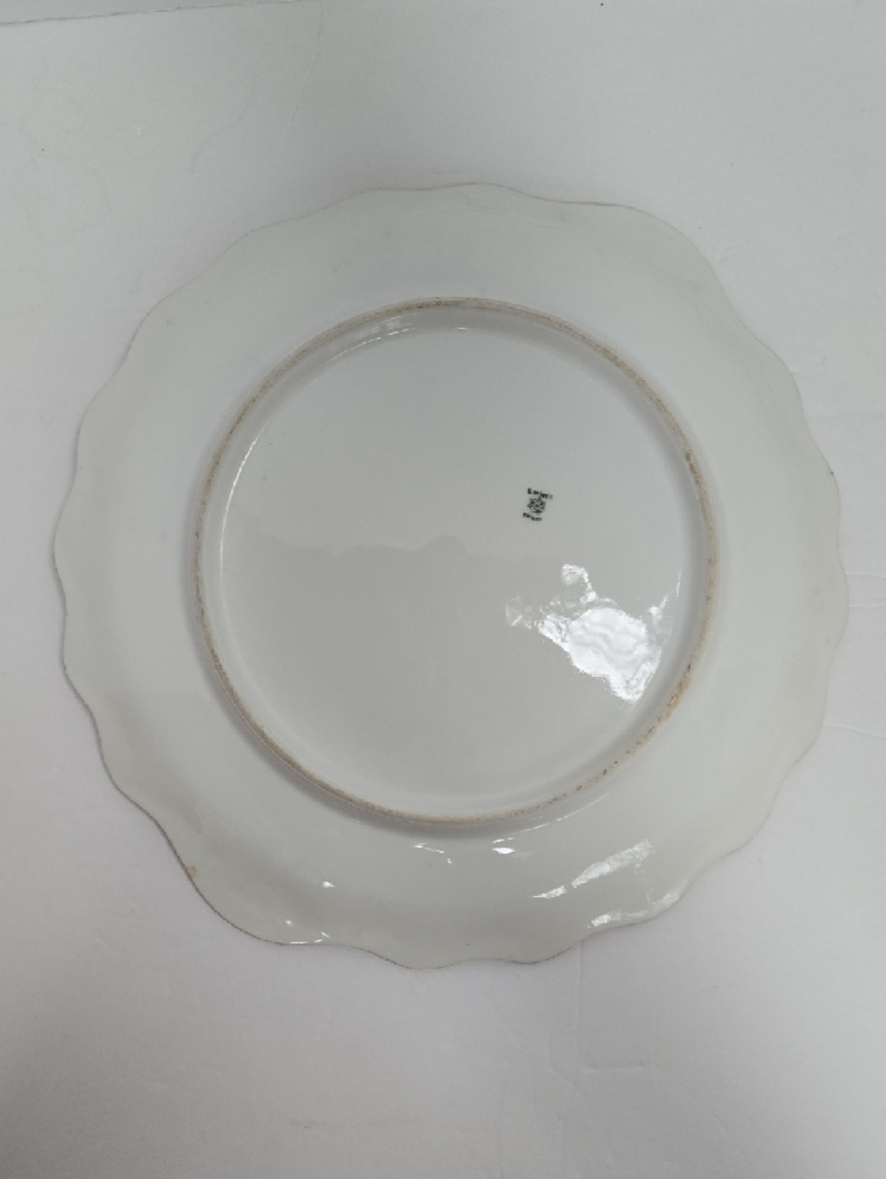 Limoges Gold-Trim Porcelain Decorative Dinner Plate 7 Pointed Star Stamp France - Picture 2 of 10